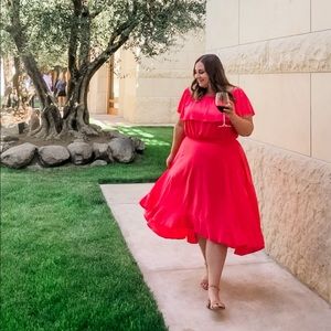 Two Piece Pink Dress - Torrid Size 1